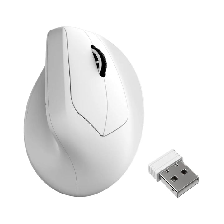 Keychron M5 Kabellose Vertikalmaus (47°) – 8K Polling Rate, PAW3950-Sensor 30.000 DPI, 3-Fach Konnek