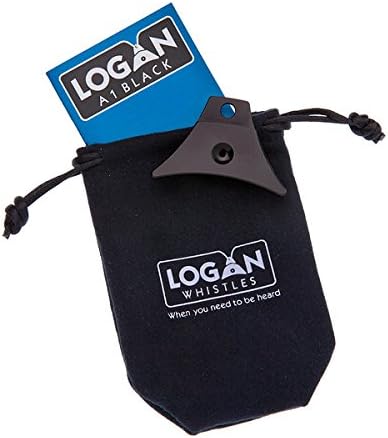 Logan A1 Dog Whistle - Black Schwarz, Schwarz