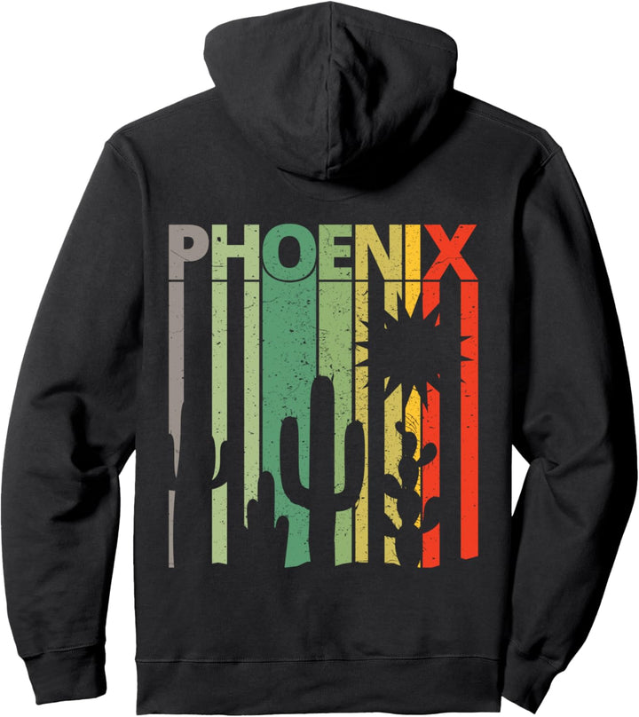 Vintage Phoenix Wüstenkaktus Phoenix Pullover Hoodie