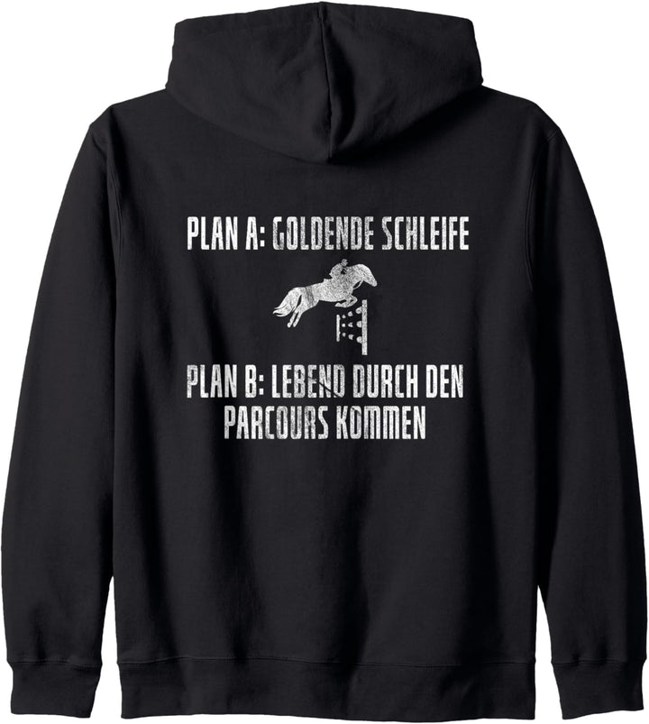 Reiten Springreiter Design für Reiter Reit Kapuzenjacke