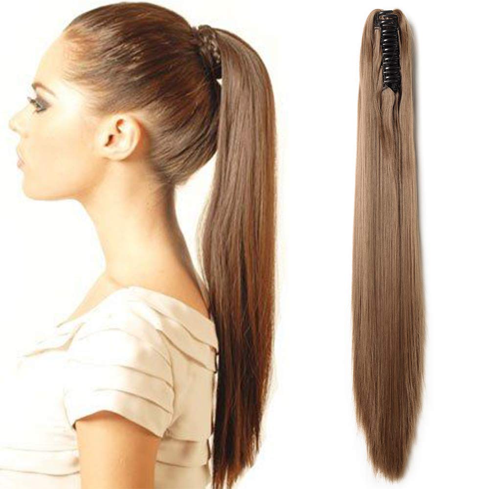 SEGO Ponytail Extension Pferdeschwanz Haarteil Haarverlängerung Zopf mit Butterfly-Klammer Hair Piec