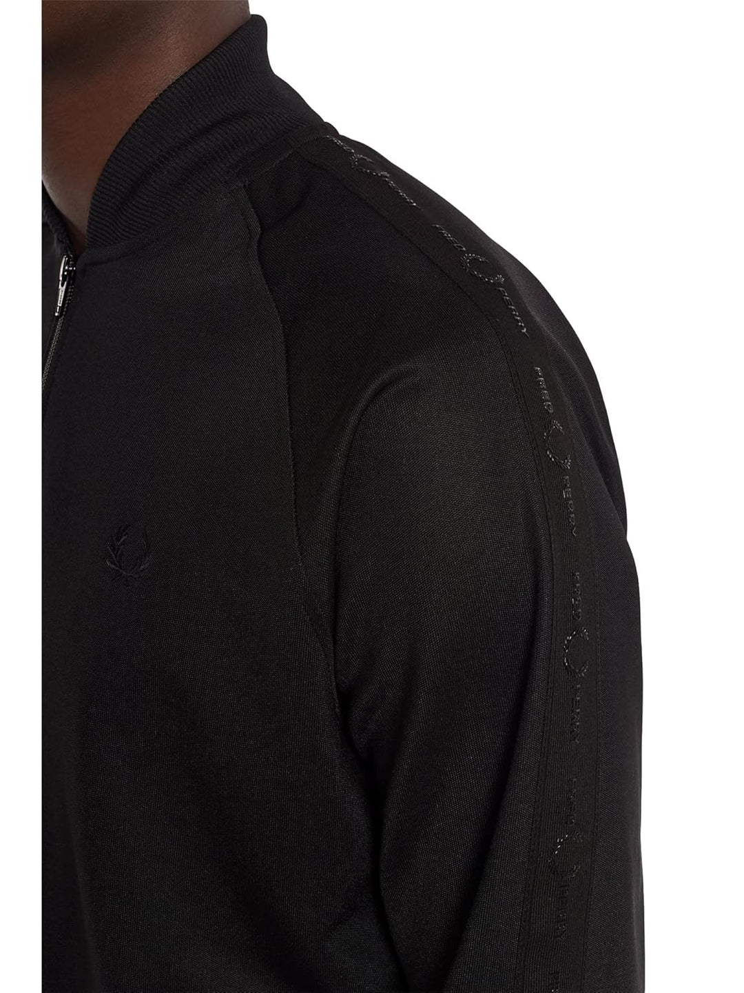 Fred Perry - Jacket Con Fettuccia Tono Su Tono, Con Colletto Bomber J3555 102