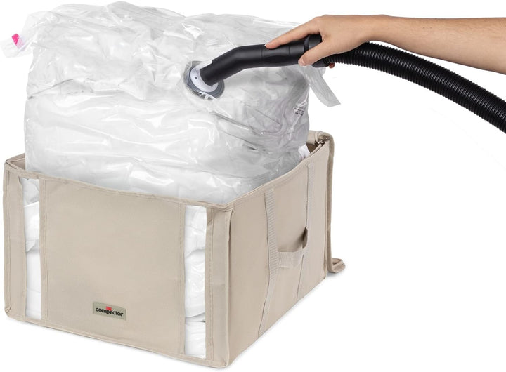 Compactor - Vakuumbeutel Grösse M kompakt - Staubsaugerkompression für Kleidung und Kissen - Luftdic