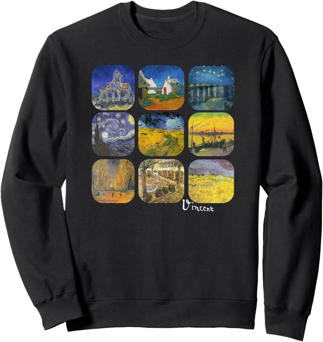 Gemälde des berühmten Künstlers van Gogh für Kunstlehrer, Maler Sweatshirt