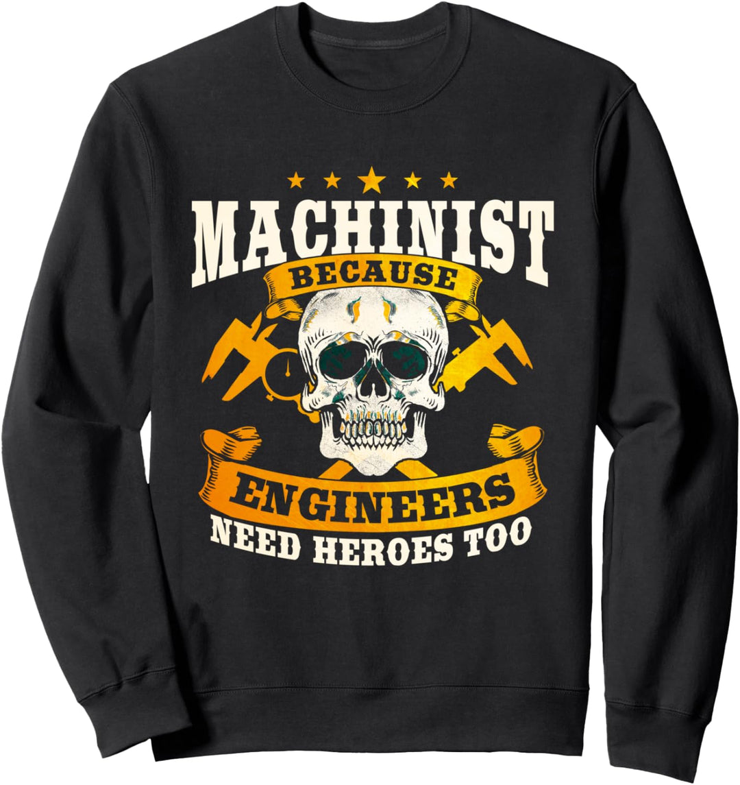 Lustige Maschinist Tools CNC-Maschinenbediener Machining Sweatshirt
