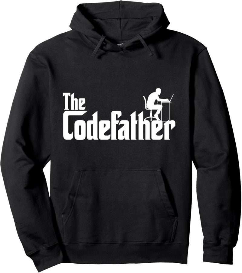 The Codefather Coding Gift For Computer Programmer Geek Nerd Pullover Hoodie