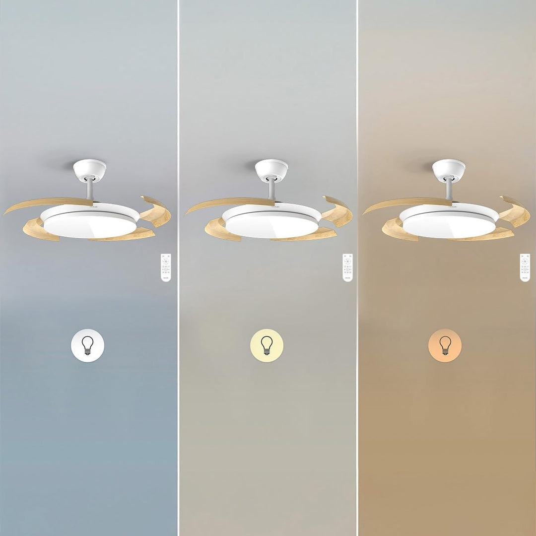 Cecotec Deckenventilator Aero 4500 Puzzle Invisible. 30 W, 6 Geschwindigkeiten, Fernbedienung, 7 cm