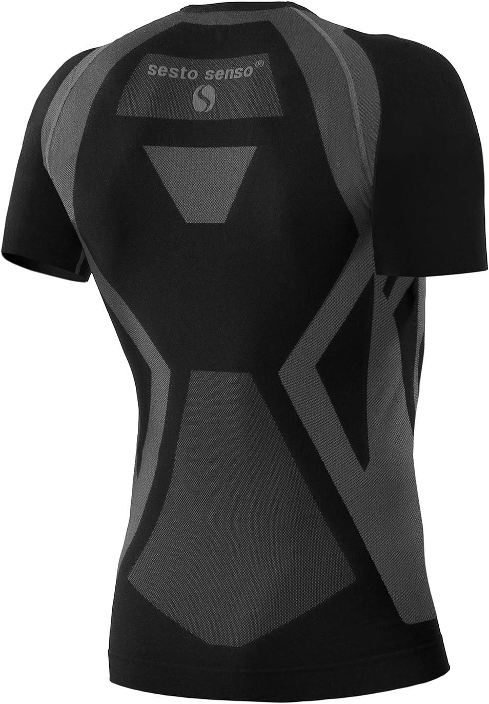 sesto senso Herren Funktionsunterwäsche Set Kurzarmhemd Leggings Schnelltrocknend Skiunterwäsche XXL