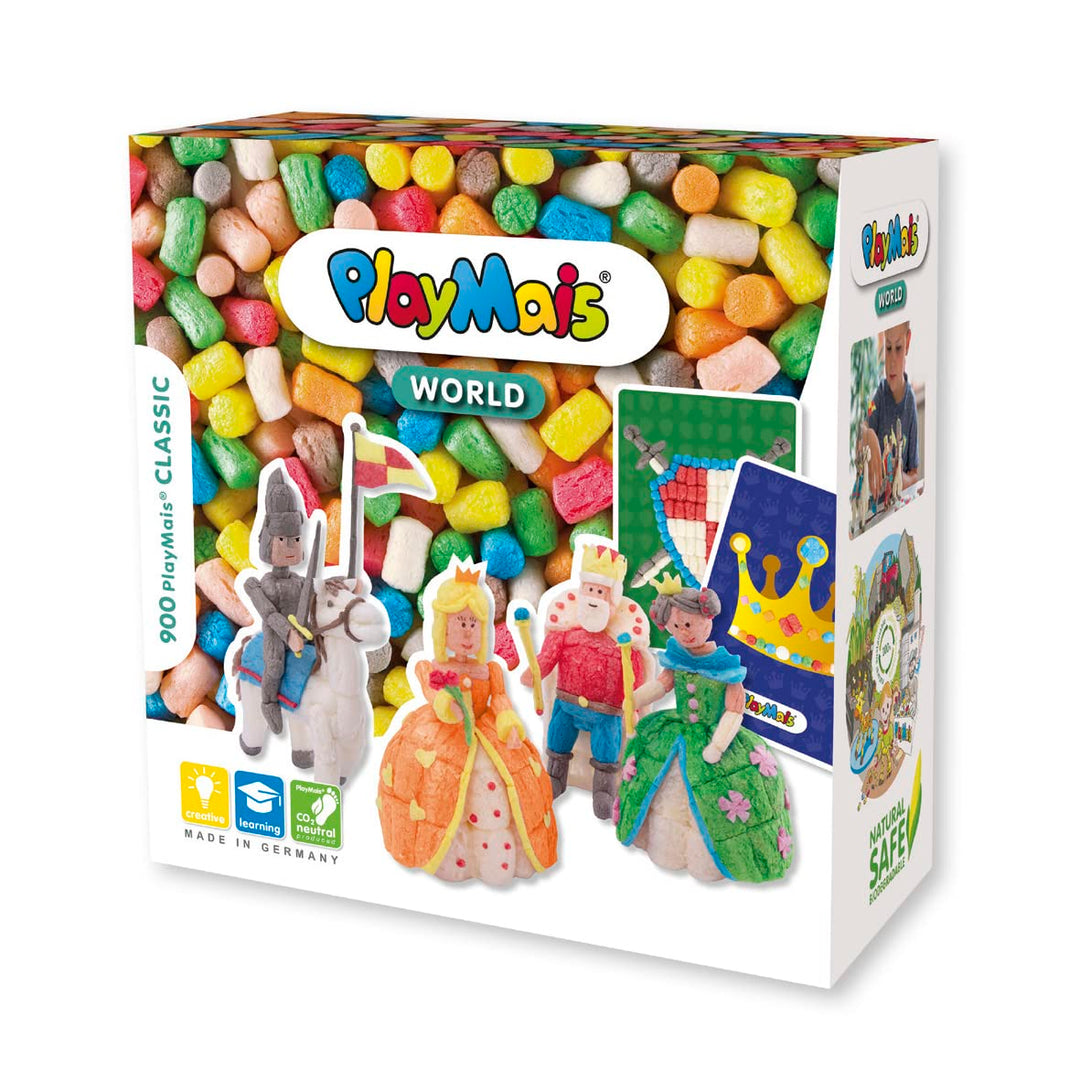 PlayMais® Classic WORLD Royals - Bastel-Set für Kinder ab 3 Jahren | Motorik-Spielzeug mit 900 Baste
