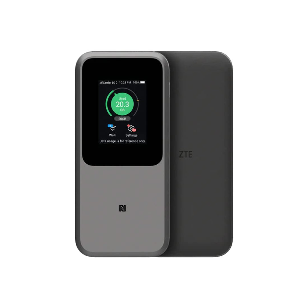 ZTE MU5120 - der leistungsstärkste tragbare 5G WiFi Hotspot, riesiger 1000mAh Akku, 18W Rückladung,
