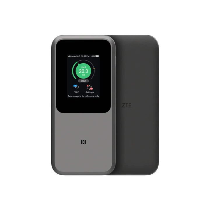 ZTE MU5120 - der leistungsstärkste tragbare 5G WiFi Hotspot, riesiger 1000mAh Akku, 18W Rückladung,
