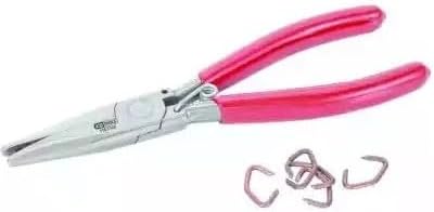 KS Tools 118.0160 Polsterklemmen-Zangen-Satz,inkl. 100 Klemmen