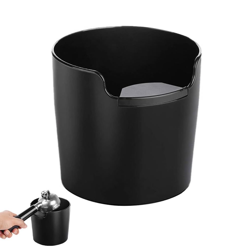 Abklopfbehälter für Siebträger, Espresso-Knockbox Abklopfbehälter Knock Box für Kaffeesatz, Kaffee K