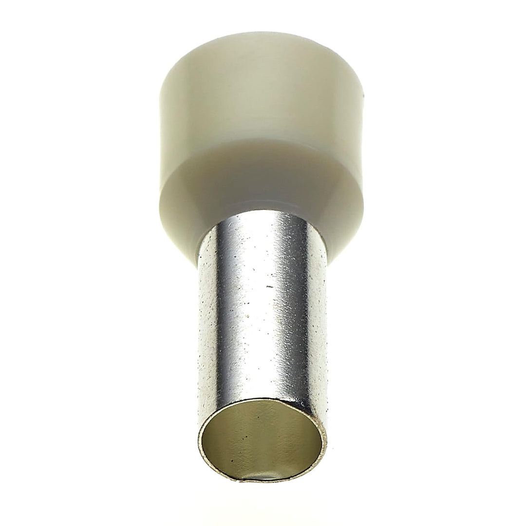 Isolierte Aderendhülse, 12X16mm, 100 Stück - Isolierter Aderendhülsenstift, Französischer Elfenbeinf