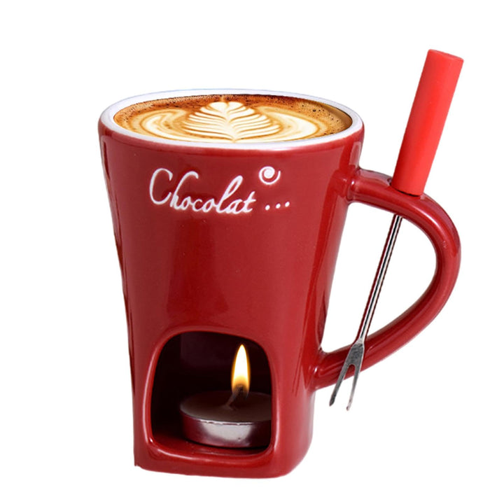 Generisch Schokoladen-Fondue-Becher | Schokoladenfondue-Set Kaffeetasse | Käse-Hot-Pot-Keramik-Schme