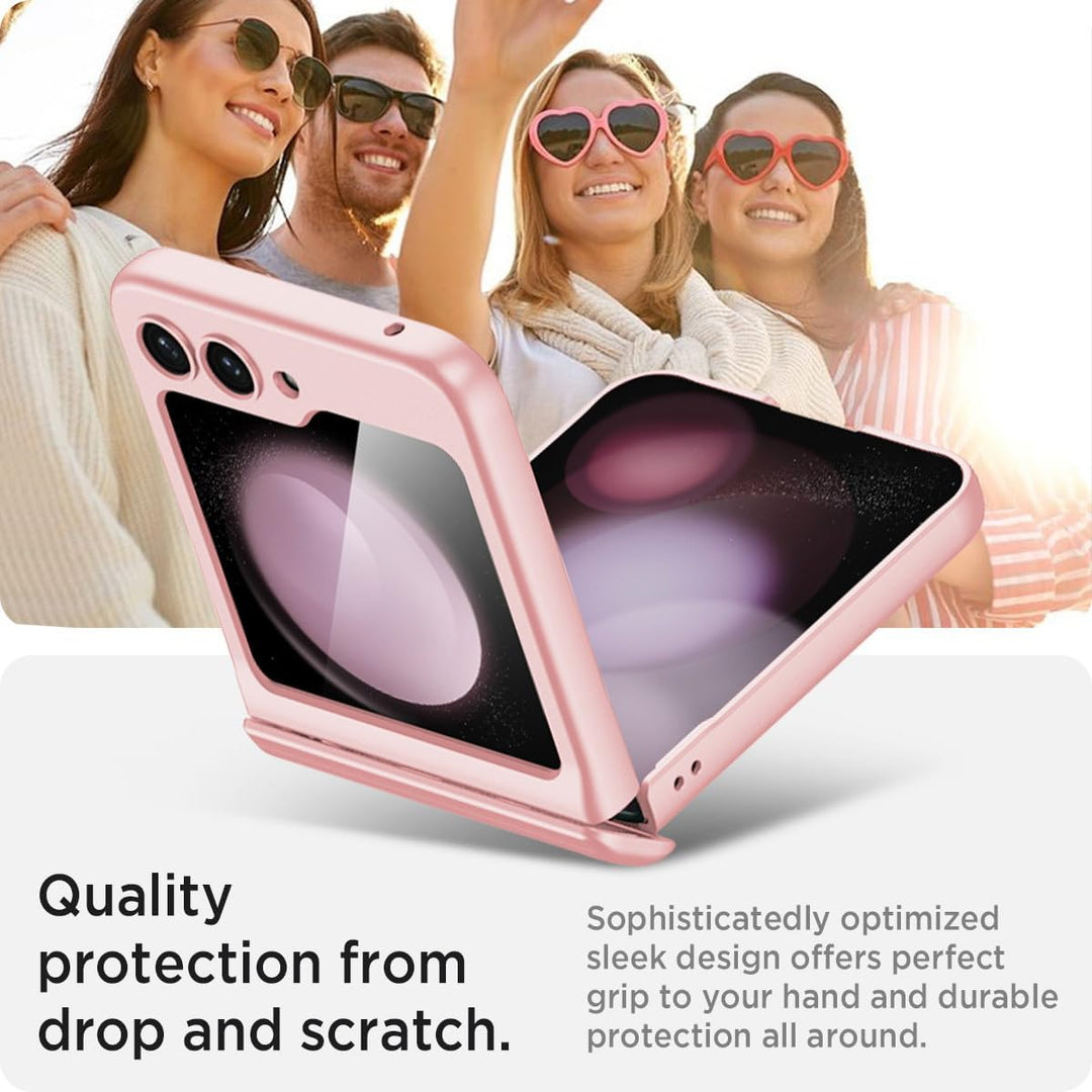Miimall Kompatibel mit Samsung Galaxy Z Flip 5 Hülle mit Scharnierschutz Magnetischer [Externer Bild