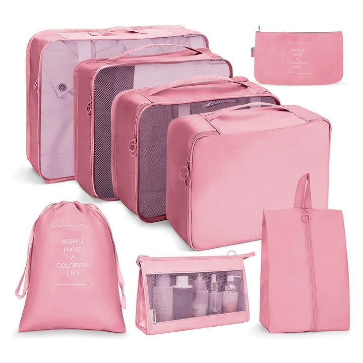 OSDUE Koffer Organizer Set 8-teilig, Packing Cubes, Wasserdichte Reise Kleidertaschen, Packtaschen f