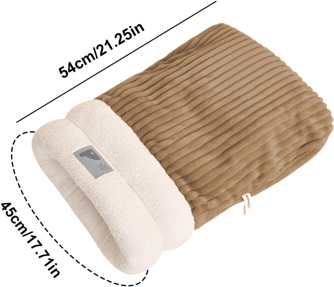 Katzen Winterschlafsack - Katzenschlafsack Für Wohnungskatzen | Weicher Bequemer Katzen Winterschlaf