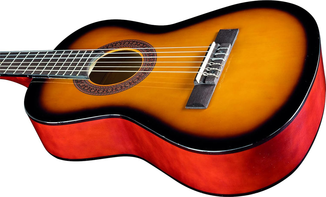 EKO GUITARS – CS-2 SUNBURST Klassikgitarre Studio-Serie, Massstab 1/2, Farbe Sunburst