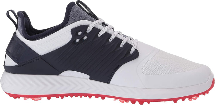 PUMA Herren Ignite Pwradapt Caged Golfschuhe 40.5 EU Puma White Puma Silver Peacoat, 40.5 EU Puma Wh