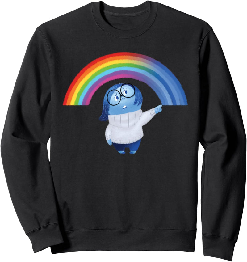 Disney Pixar Inside Out Sadness Rainbow Sweatshirt