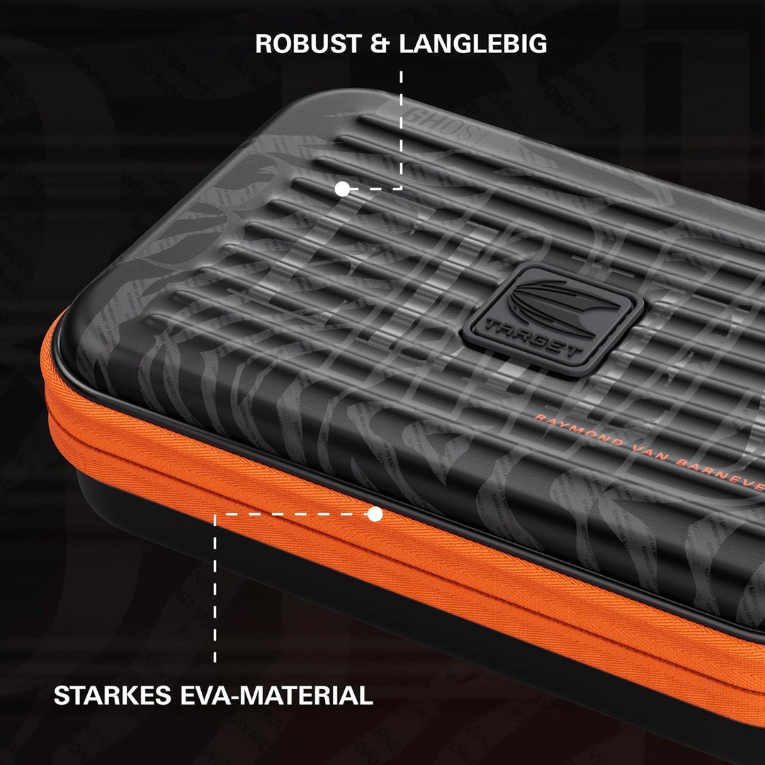 Target Darts Raymond Van Barneveld Ghost Series XL Takoma Wallet Regular – Dartkoffer schwarz/weiss