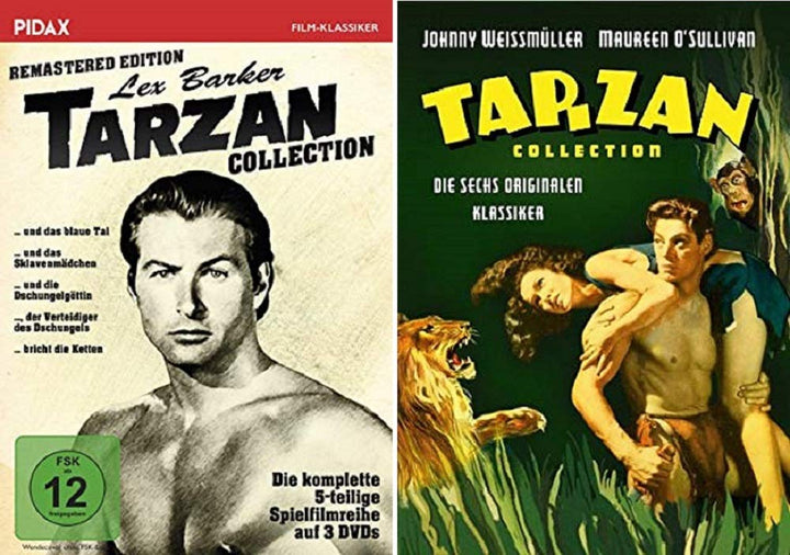 Tarzan Collection / Die Ultimative Tarzan Collection / Lex Barker vs. Johnny Weissmüller / 11 Filme