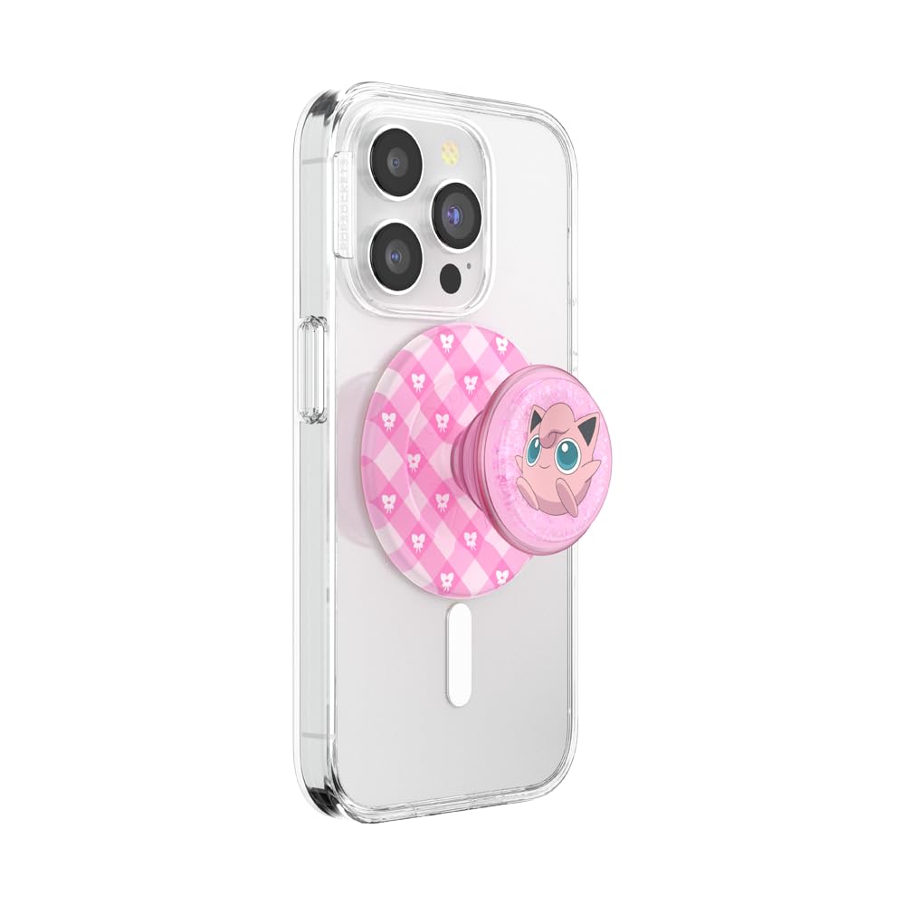 PopSockets runder Telefongriff kompatibel mit MagSafe, Adapterring im Lieferumfang enthalten, Telefo