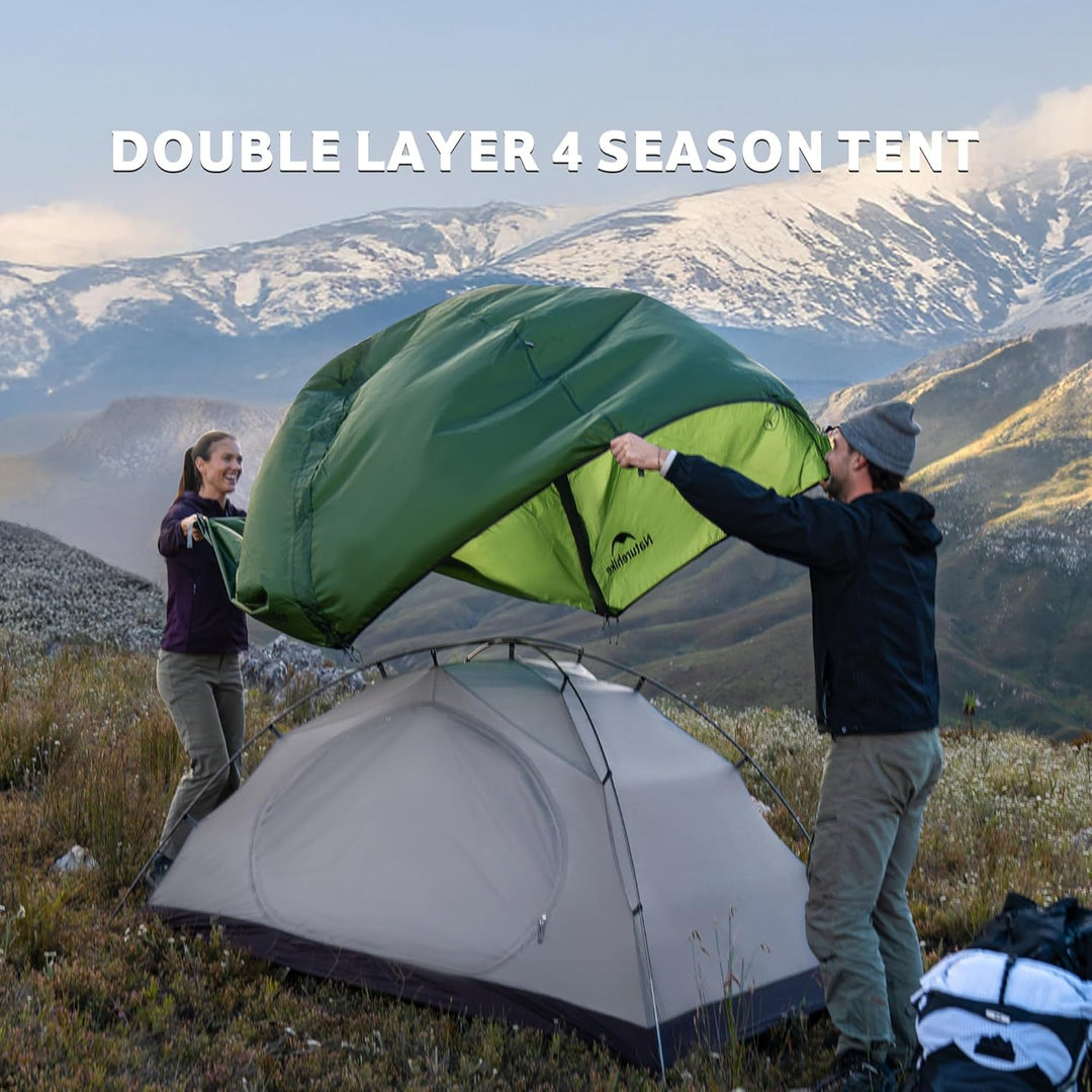 Naturehike Cloud Creek 2/3 Person Camping Zelt Ultraleicht 7001 Aluminium Sonnenschutz & Wasserdicht