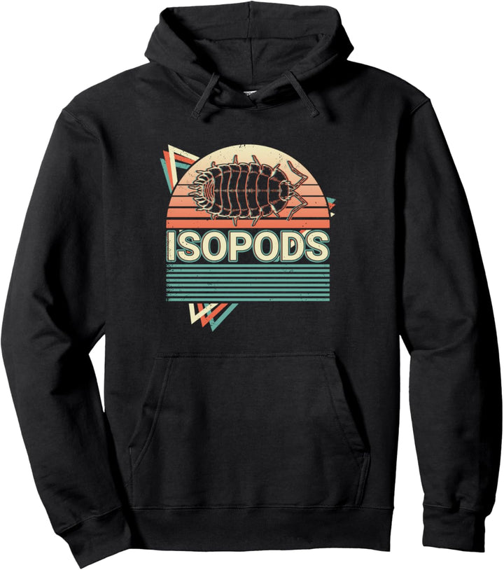 Isopoden Retro Vaporwave Pullover Hoodie