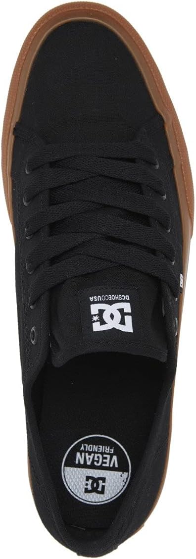 DC Shoes Herren Manual Sneaker 36 EU Black Gum, 36 EU Black Gum