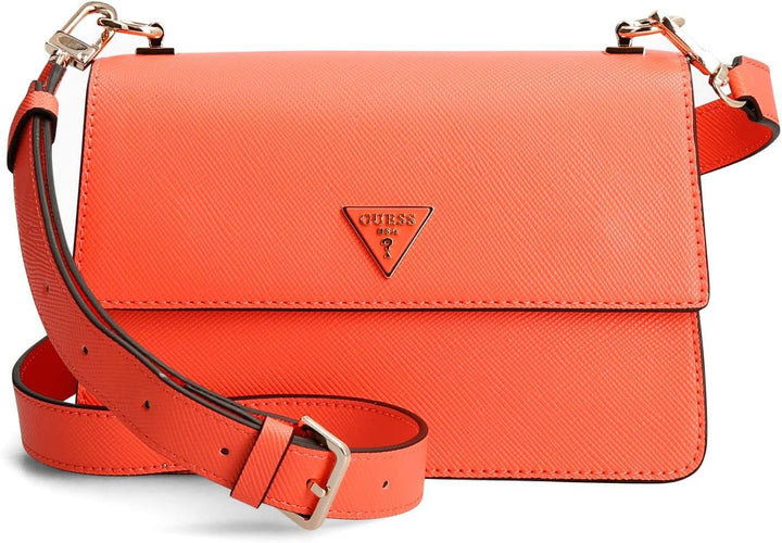 GUESS Alexie Aviana Crossbody Flap Coral