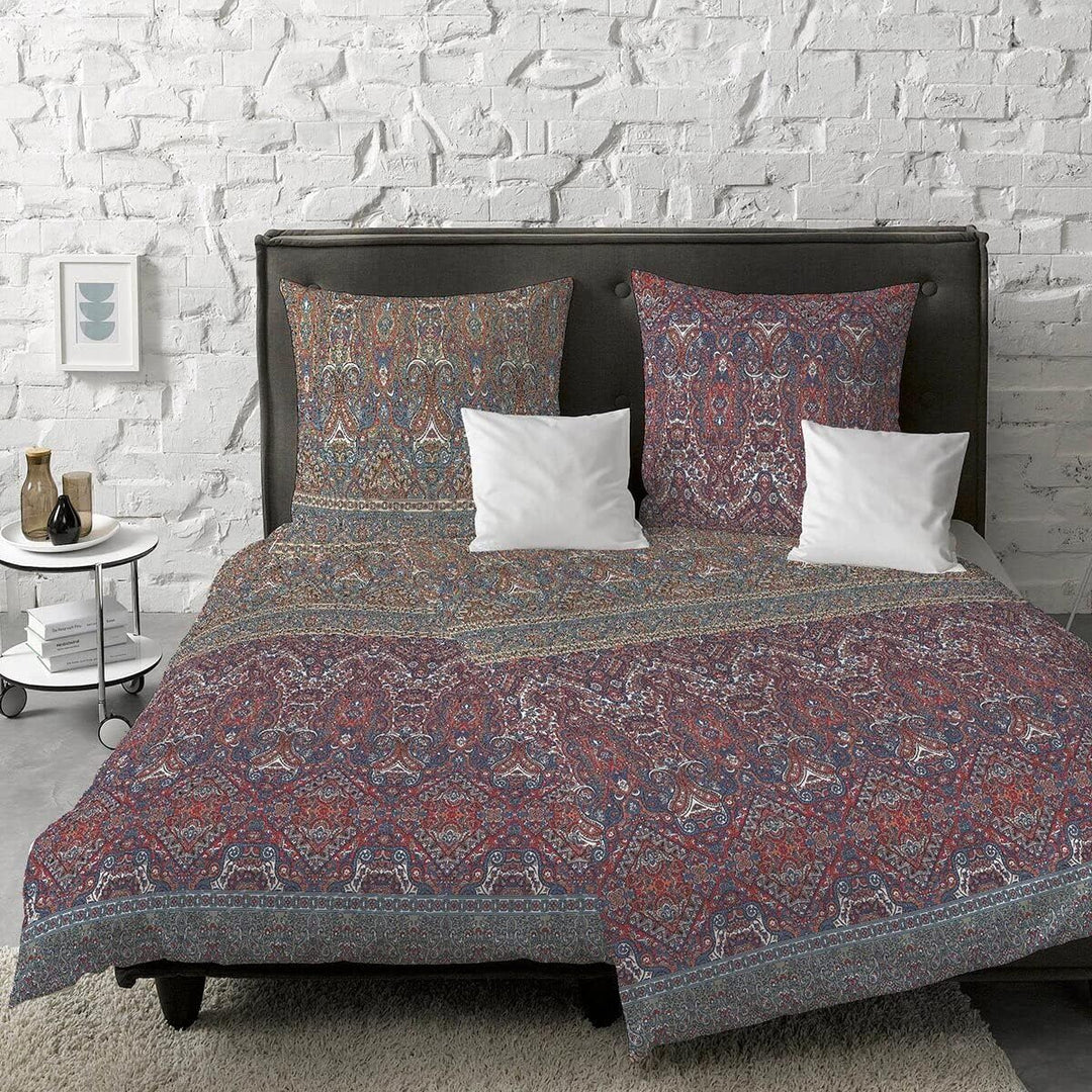 fleuresse Feinbiber Bettwäsche Aspen Deinze Marsala 1 Bettbezug 155 x 220 cm + 1 Kissenbezug 80 x 80