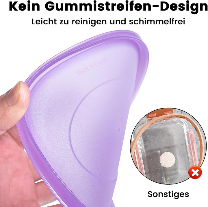 Meal Prep Boxen, 7 Stück Wiederverwendbare Frischhaltedosen mit Deckel, Geschirrspüler, Mikrowelle u