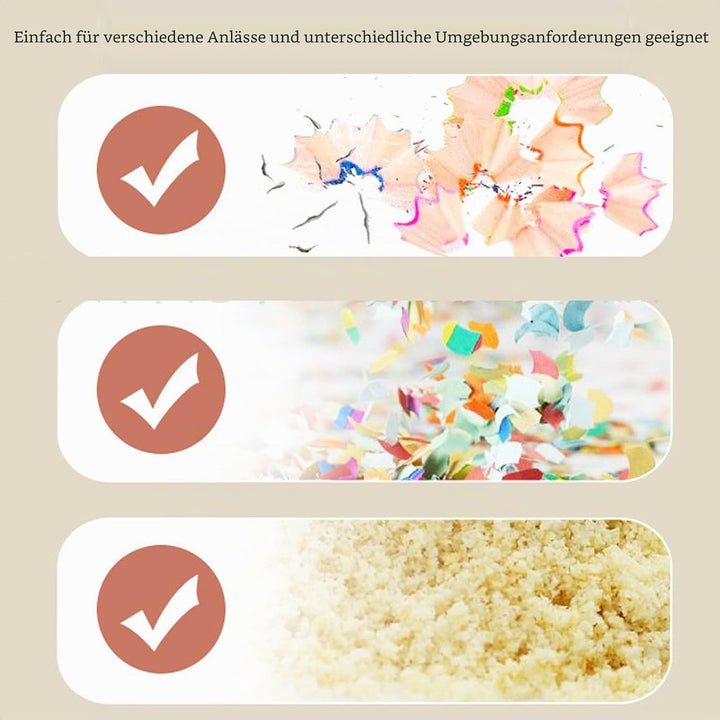ciciglow Mini-Tischstaubsauger, Niedlicher Schreibtischstaubsauger Zum Aufnehmen von Krümel, Radierg