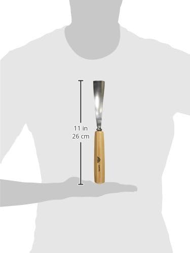 Stubai Stechbeitel Serie 55 - Form 16 : Gebogenes Hohleisen 30mm - 551630, 30mm