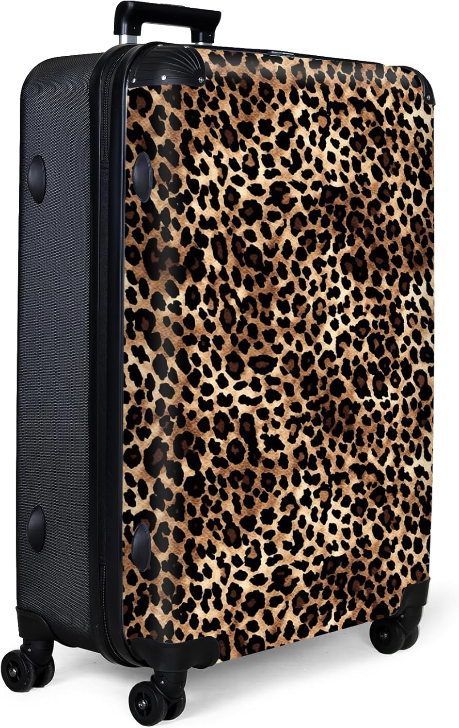 NoBoringSuitcases.com® Koffer XL Gross 77x51.5x28 cm Hartschale Reisekoffer 4 Rollen Leicht Koffer T