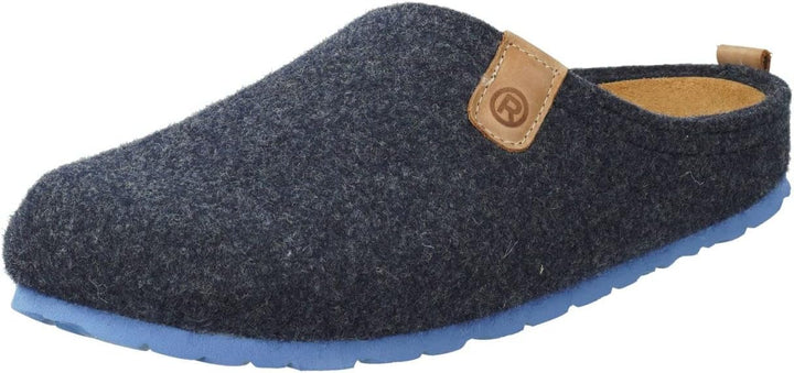 Rohde Herren, Männer, Pantoffeln, Hausschuhe,Wechselfussbett 40 EU Blau, 40 EU Blau