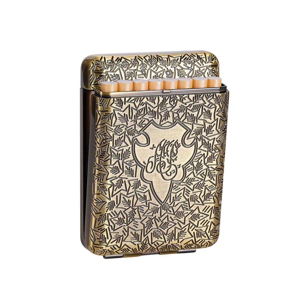 RWXCOW Zigarettenetui Aus Metall, Für Mann Und Frau, Für 14 Zigaretten, Peaky Blinders Merchandise,