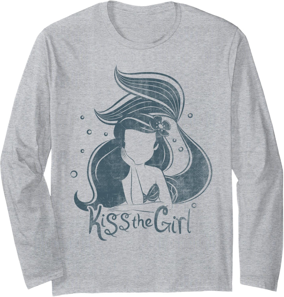 Disney The Little Mermaid Ariel Kiss The Girl Langarmshirt