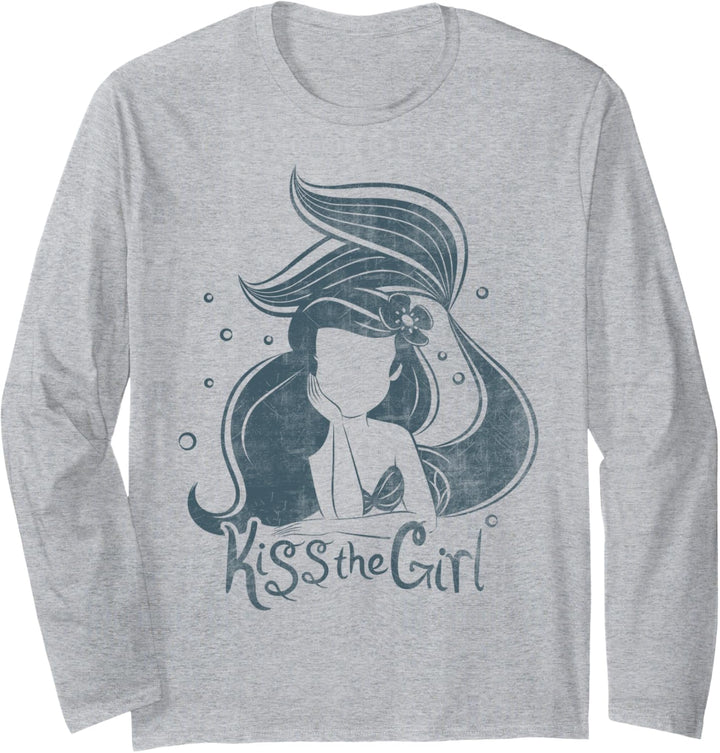 Disney The Little Mermaid Ariel Kiss The Girl Langarmshirt