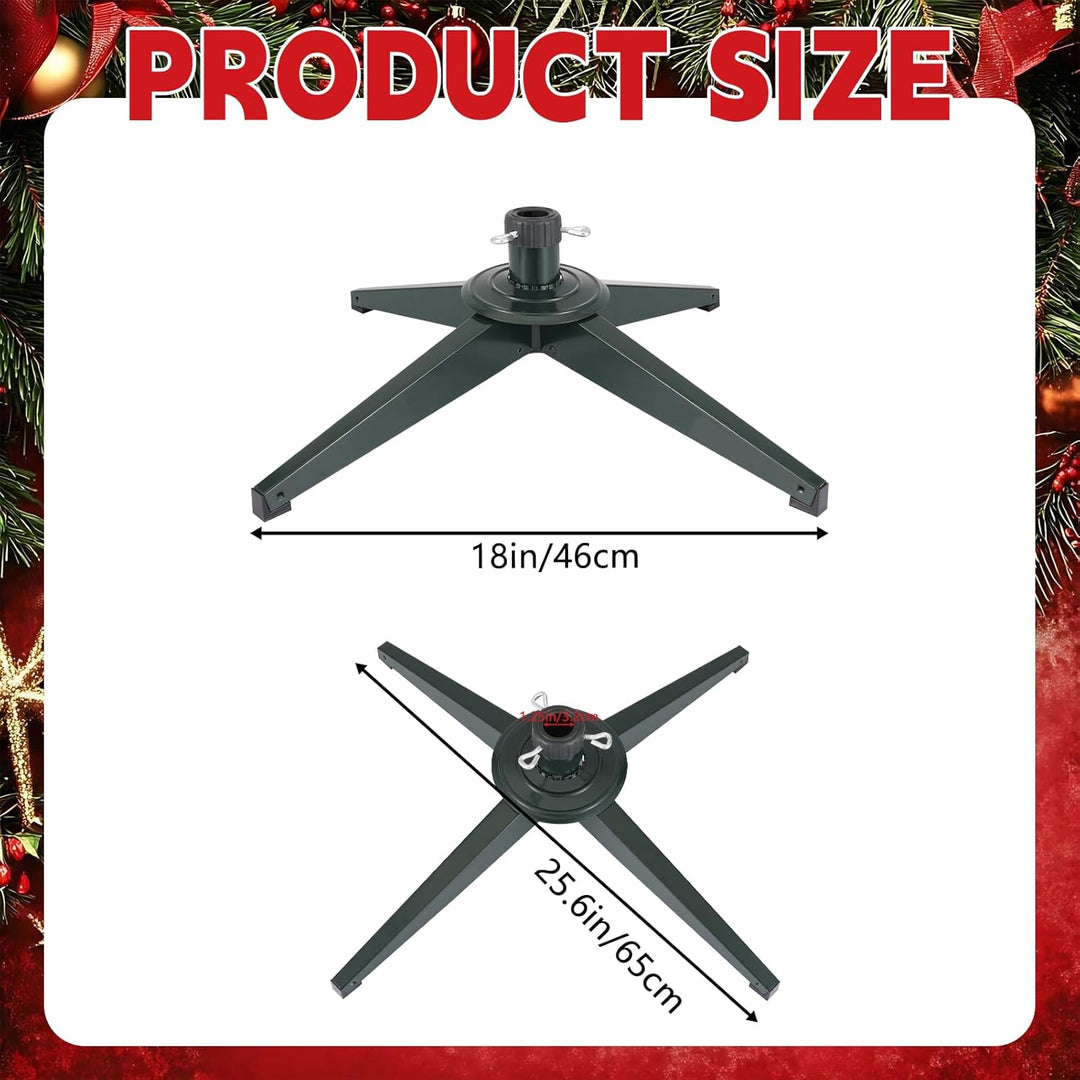 Weihnachtsbaumständer Faltbarer Christbaumständer 65cm Metall Weihnachtsbaum Ständer mit 3,2cm Bohru