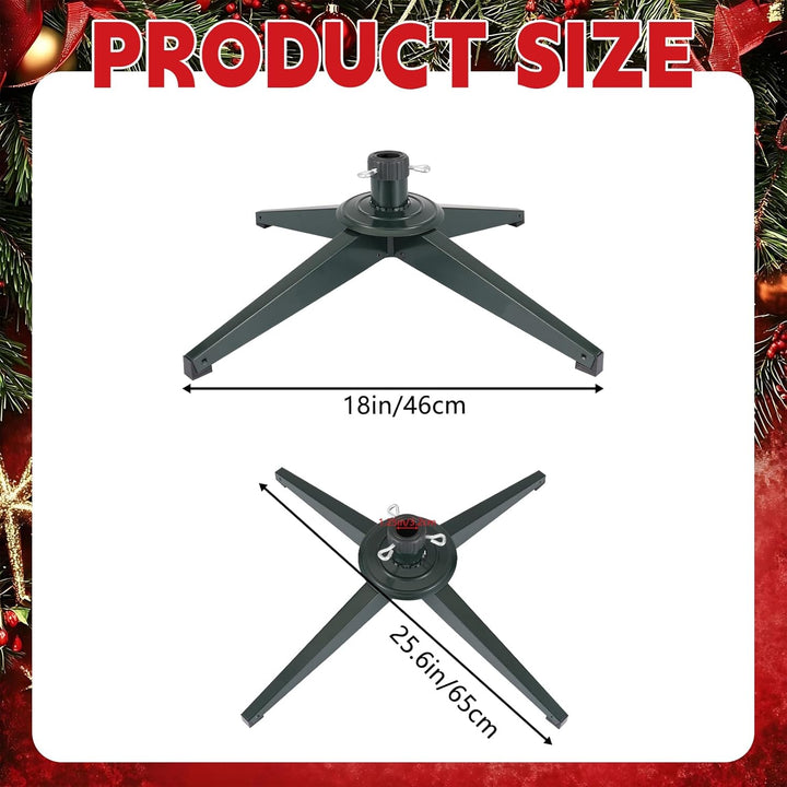 Weihnachtsbaumständer Faltbarer Christbaumständer 65cm Metall Weihnachtsbaum Ständer mit 3,2cm Bohru