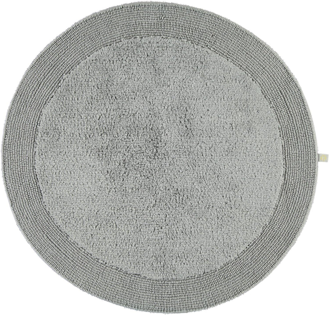 Rhomtuft Badteppiche Exquisit Kiesel - 85 100 cm rund