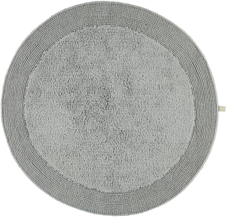 Rhomtuft Badteppiche Exquisit Kiesel - 85 100 cm rund