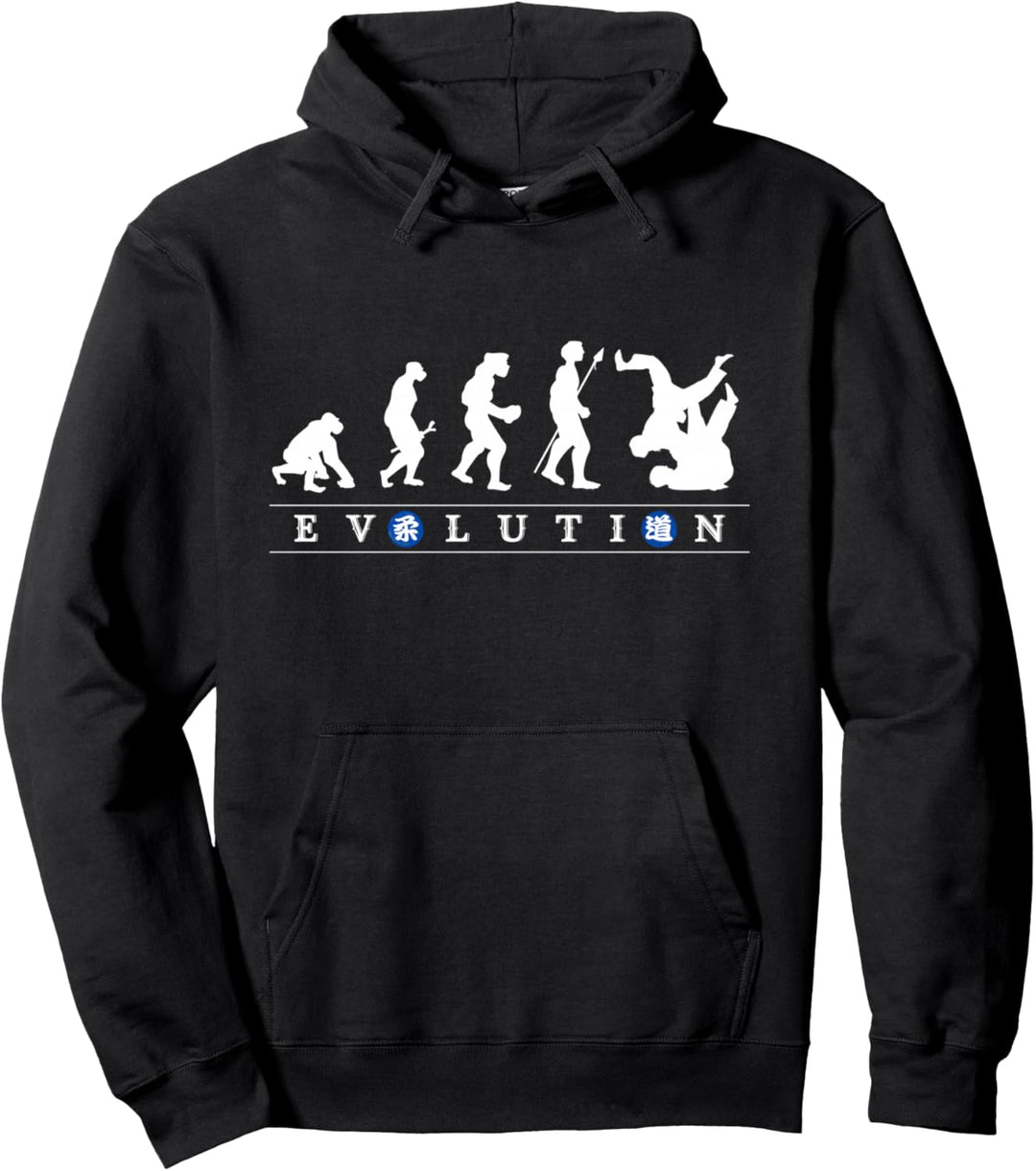 Lustige Judo Evolution für Judoka und alle Judo-Fans Pullover Hoodie