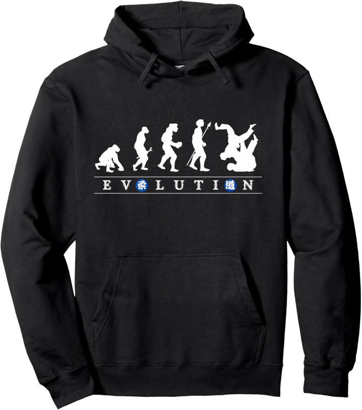 Lustige Judo Evolution für Judoka und alle Judo-Fans Pullover Hoodie