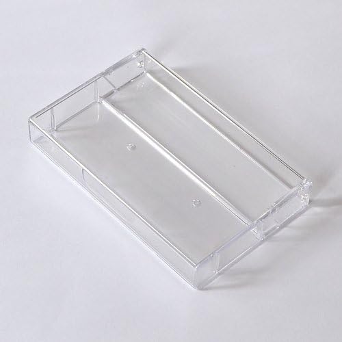 Musik-Cassettenhüllen, MC-Kassetten-Archiv Hüllen, transparent-hochklar ohne Pin (10 Stück)