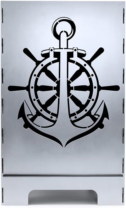 tuning-art FK06 Feuerkorb Feuertonne Feuerschale Steckbar Gross 50x30x30, Grösse:Anker 45L, Anker 45