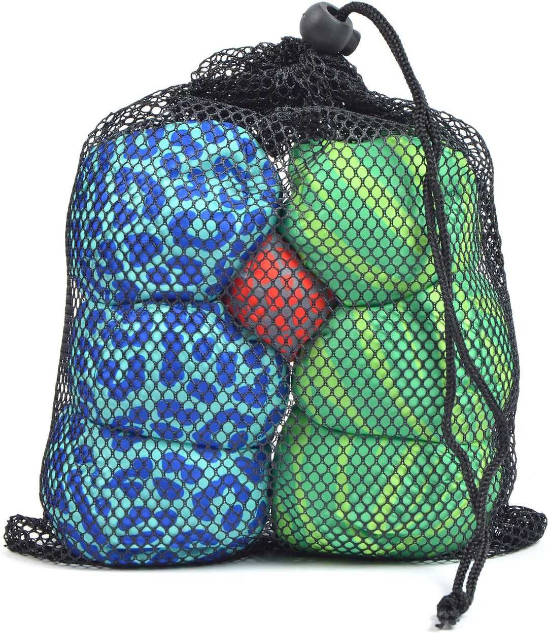 Ocean 5 Extrem Boule - Soft-Boule Set, Street-Boccia, Cross Country Petanque mit Tasche Immer überal